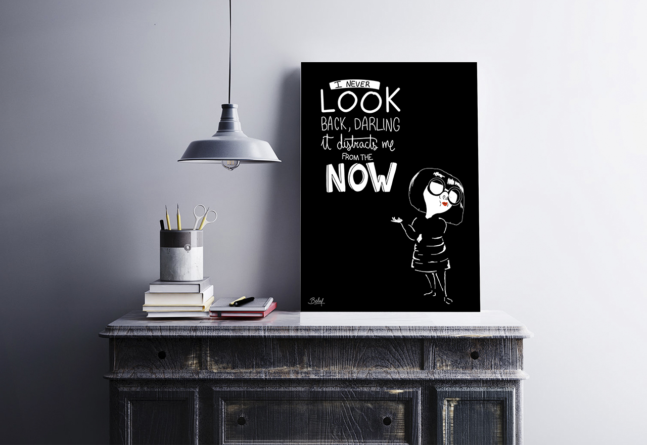 dilustración edna moda los increible belupina design